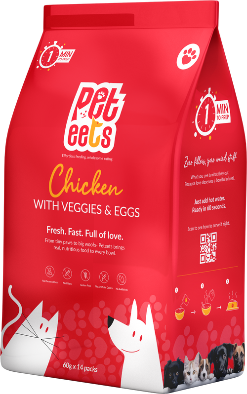 Peteets Chicken (with veggies & eggs)